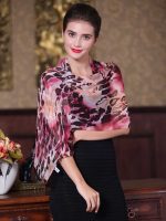 NEW Women's Fashion Trendy Long Silk Leopard Chiffon Scarf Shawl